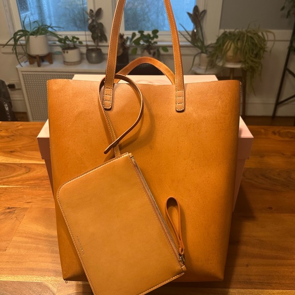 Mansur Gavriel Brandy Everyday Tote - cammello/rosa - Picture 2 of 11